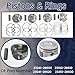 Crankshaft &Connecting Rod Piston Kit Fit for Hyundai Kia Rio Accent Soul 2012-2017 1.6L G4FD 23041-2B620,23410-2B600,23041-2B610, 231102B610