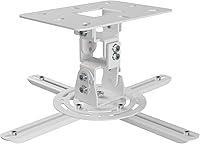 XINLEI PR14W Universal Low Profile Projector Ceiling Mount - 30lbs Capacity, Retractable Arms, Tilt Swivel Rotate for Home Theater