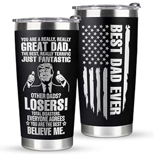 Gifts for Dad from Daughter Son for Fathers Day Christmas Dad Gifts from Daughter Son Birthday Gifts for Dad Dad Birthday Gift Best Dad Ever Gifts Happy Birthday Dad Dad Tumbler 20Oz