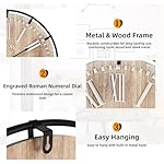 MODE HOME 24-Inch Farmhouse Clock