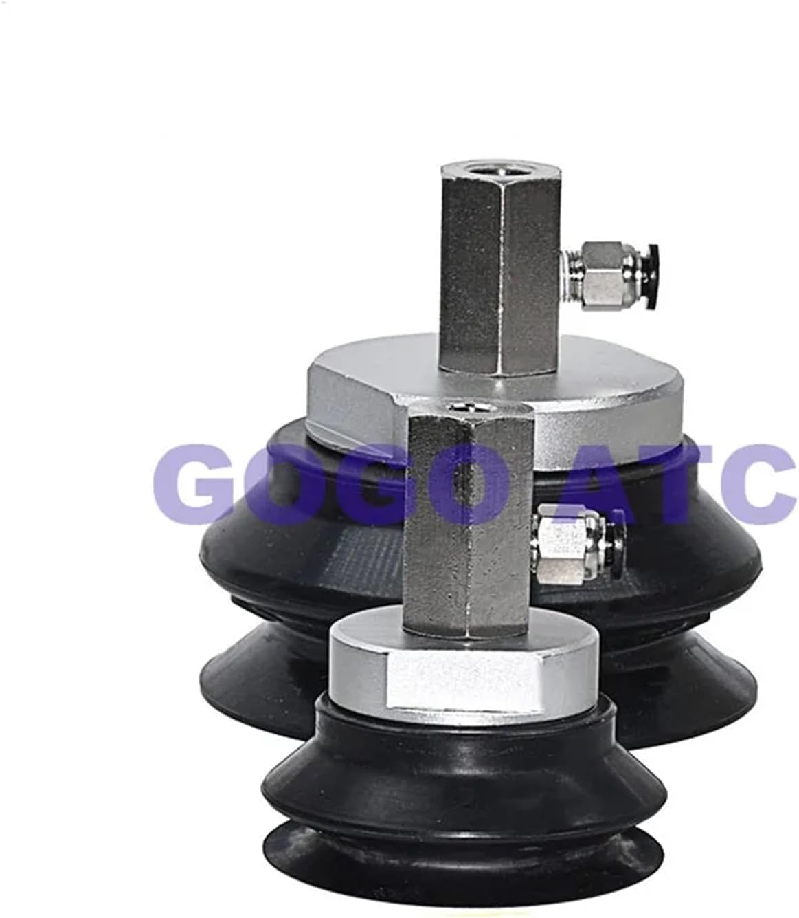 COKYIS Heavy-Duty Double-Layer Vacuum Suction Cup Strong Side air Intake Fitting Bracket Glass Plate ZPX40/80/125HBN Sucker(Color:ZPX80HB-B01-B10,Size:NBR)