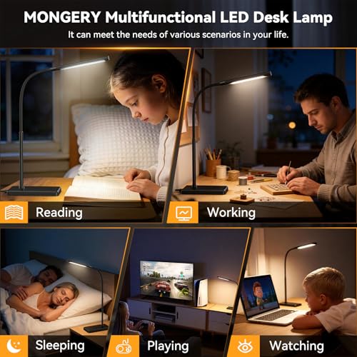 $15.59 at checkout w 40% off AMAZON LED Desk Lamp, Eye-Caring Table Lights for Home Office - image 7