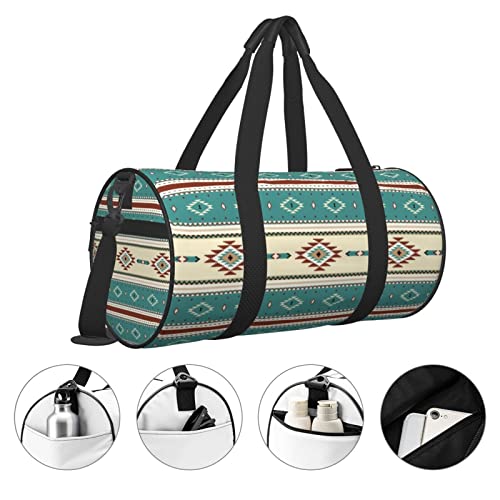 Native Indian Western Tribal Sports Gym Bag Travel Duffel Bag For Men Women With Adjustable Strap #TOP3