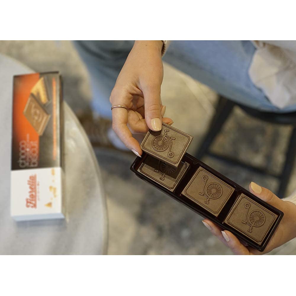 Fiorella Milk Chocolate European Biscuit Cookies - Pack of 6