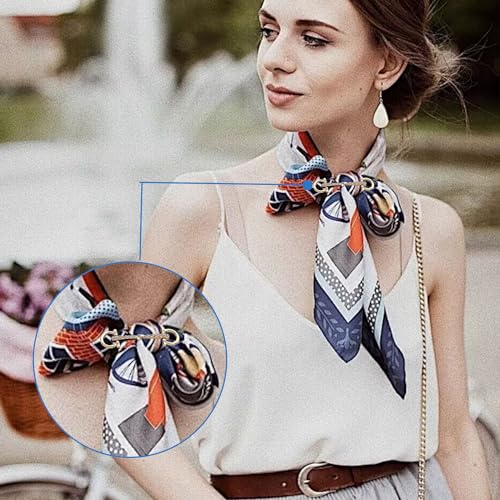 LSBDJDL 2 Pack Scarf Rings for Ladies - DIY Accessories2