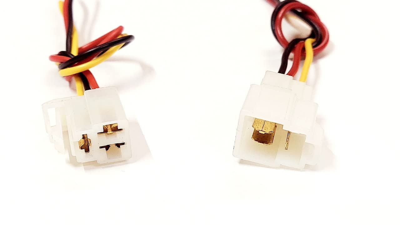 Buy ESPtronics 1 Pair Male Female Connector Socket 3 Pin Electric ...