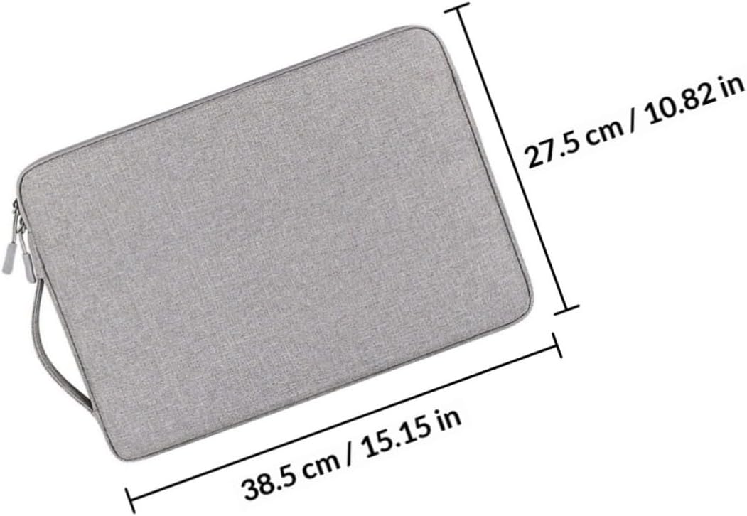 2 Pcs Laptop Sleeve Bag Polyester Waterproof Portable for Professionals image 2