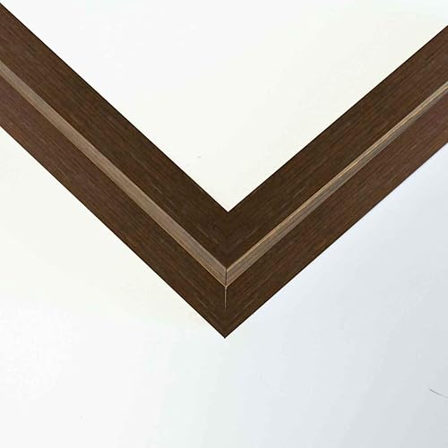 Miniatura 2 de Marco de fotos de madera maciza dorada de 11 x 13 pulgadas de ancho de 0.75 pulgadas  Profundidad del marco interior de 0.75 pulgadas  Marco de