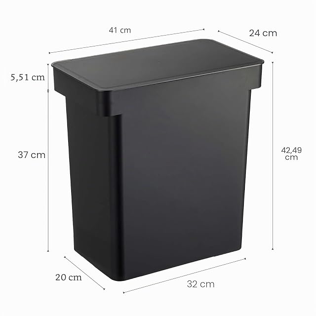 Foto 8 de 8 de YAMAZAKI Contenedor hermético para almacenamiento de alimentos (polipropileno de 25 libras, extragrande