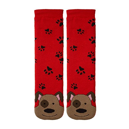 K. Bell FBA_TUBE-13329 Casual Sock, 9-11, Dog Muilti