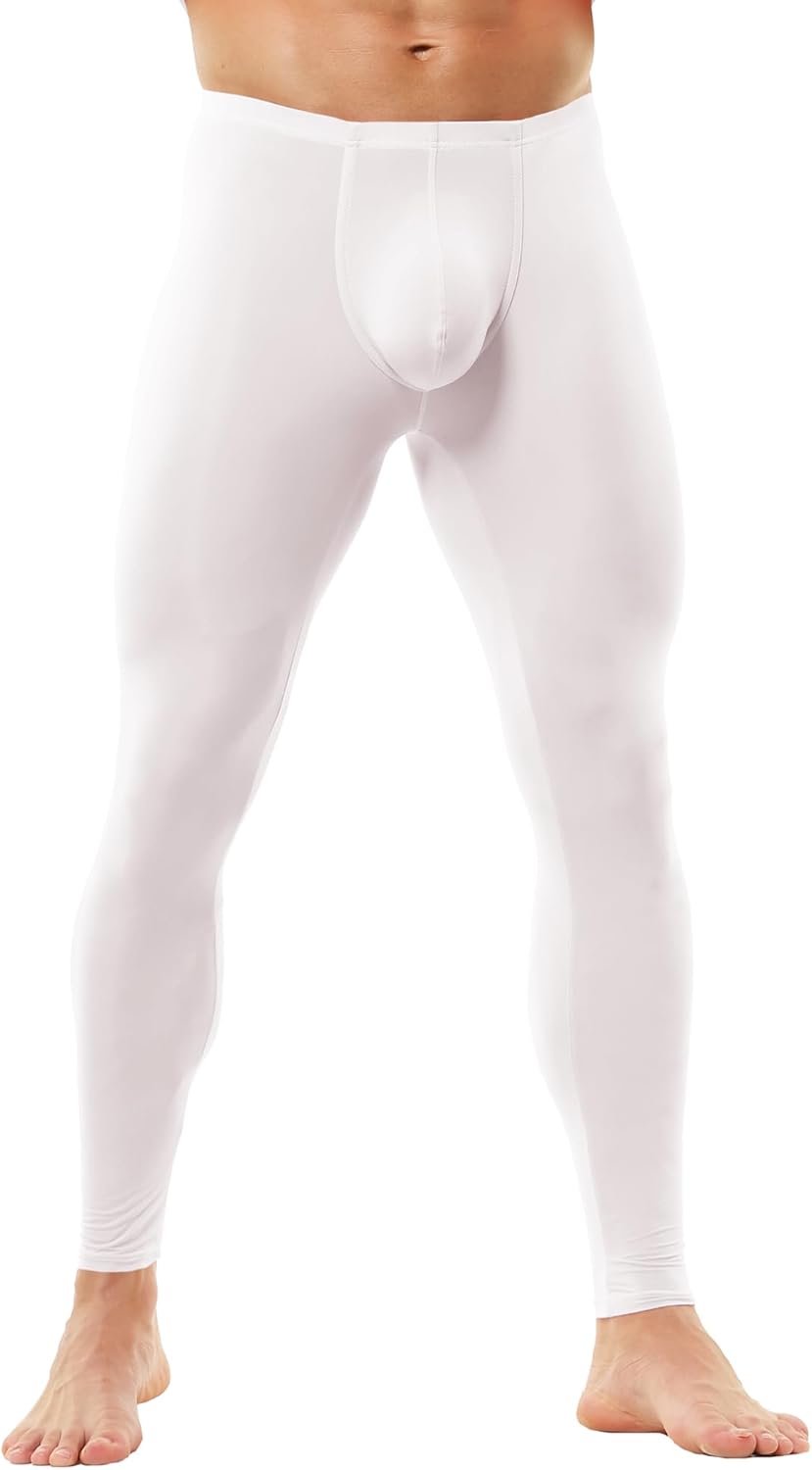 Mens Long Activewear Leggings Solid Casual Training Tights Leggings Workout Trousers Yoga Pants