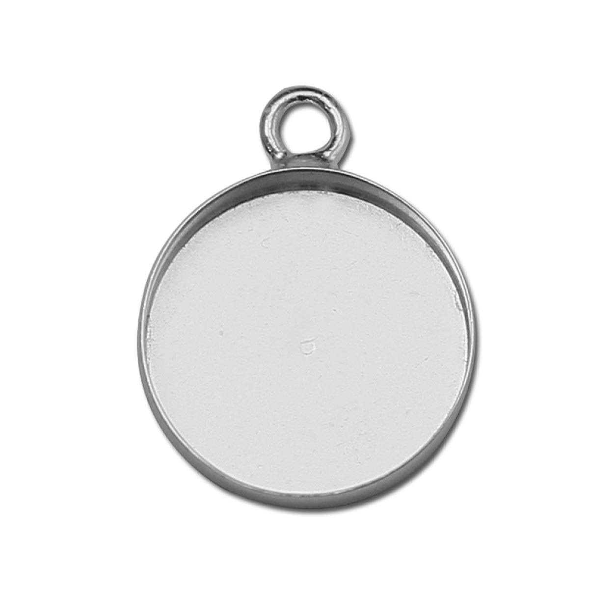 Sterling Silver Pendant Base Bezel Cup Jewelry Wholesale