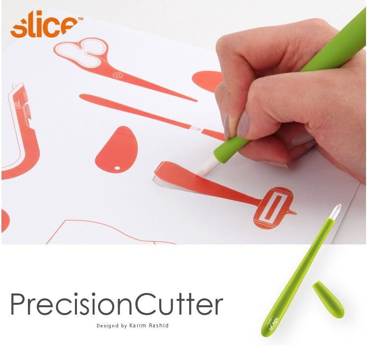 Slice 00116 Precision Cutter, Micro Ceramic Blade, Finger Friendly Never Rusts, Intricate Cuts for Art Crafts, Projects & Food