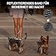 Doppelleine für 2 Hunde, Keine Verwicklung Leine für 2 Hunde, 360° Drehbare, Reflektierende Hundeleine mit Gepolsterten Griffen, Lauftraining für Kleine, Mittlere und Große Welpe (Schwarz, Mittel)