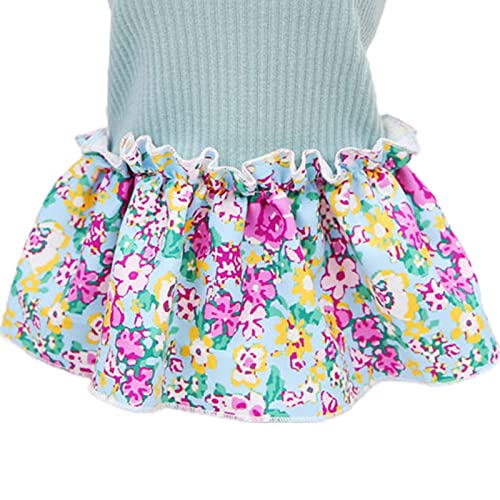 Pet Dress Dress-Up Pet Floral Princess Dress Fashion Atrovirens Xs #TOP1