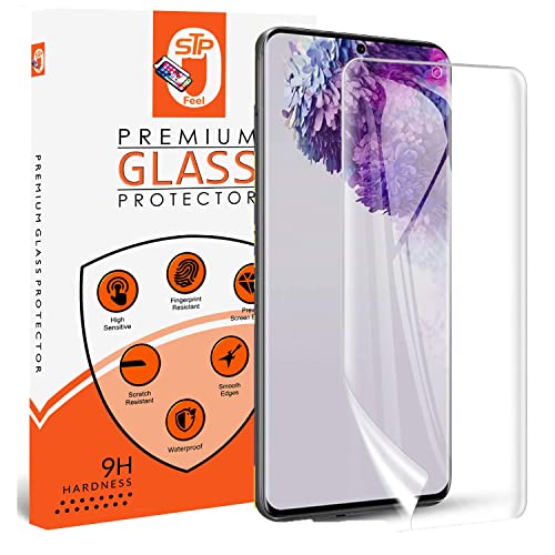 Image of STP FEEL (2 Pack Unbreakable Membrane Screen Protector Guard For Samsung Galaxy S21 FE (6.4 Inch) | Membrane Ultra Smooth Touch with Finger Print Support - HD /3 Months Warranty