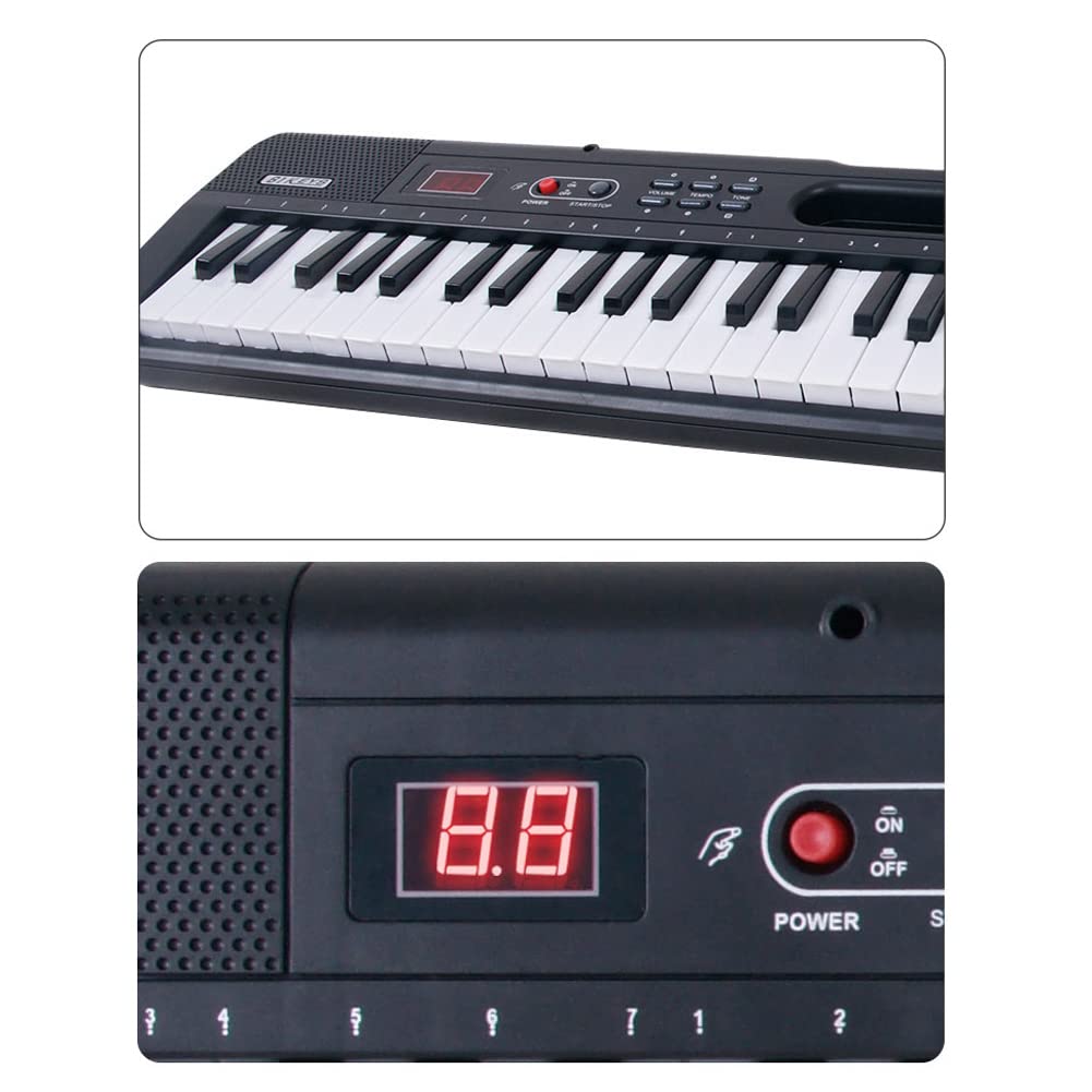 Cyfrowa muzyka elektroniczna klawiatura przenośna, 61 klawiszy, muzyka cyfrowa, klawiatura elektroniczna, wielofunkcyjne pianino elektryczne do fortepianu, dla ucznia, instrument muzyczny