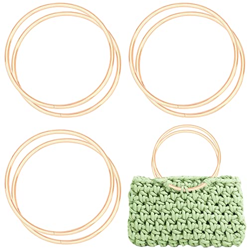 6 pz Manici Borsa Metallo Sostituzione delle Maniglie della Borsa 3 Stili manici metallo per Creazione di borse in pelle borsa tote, Telaio borsa fatta, A mano uncinetto artigianali fai da te