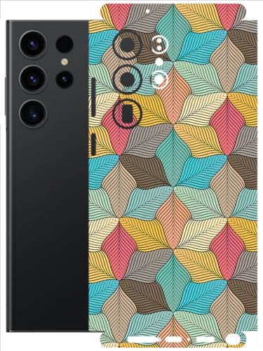Image of AtOdds - Full Body Back Screen Guard Protector Film - Lamination Wrap Skin Sticker Compatible with Samsung Galaxy S23 Ultra (5G) | Scratchproof Matte Finish (Autumn)
