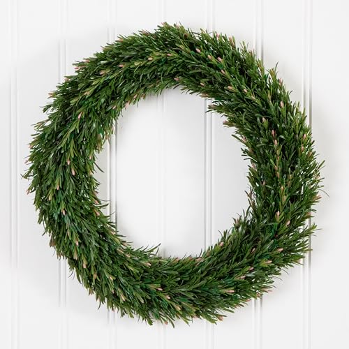 Couronne de romarin résistante aux UV décoration végétale extérieur durable 61cm - 6