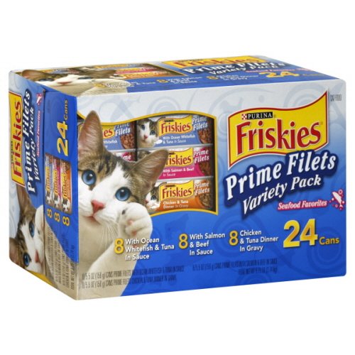 Wegmans Friskies Cat Food, Prime Filets Variety Pack