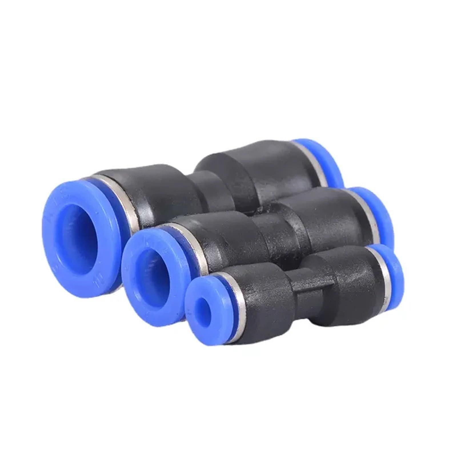 50/100/500/1000 Pièces Trachée Pneumatique Connecteur Rapide En Plastique Droit À Travers PG PU8 PU4 PU5 PU10 12(PU-8,50Pcs)