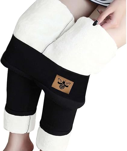 Miniatura 4 de oelaio Women Warm Winter Fleece Lined Thermal Leggings 2023 Thick Cashmere Snow Pants Sherpa Lined Athletic High Waisted