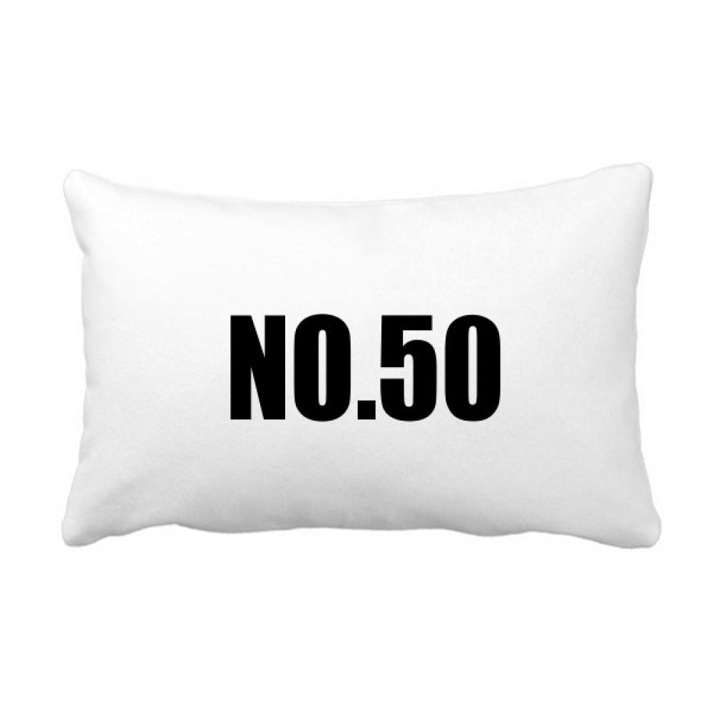Coussin lombaire Chanceux No.50 multicolore 40x60 cm pour canapé