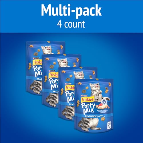 Purina Friskies Cat Treats, Party Mix Beachside Crunch - 30 oz. Pouch - Image 3