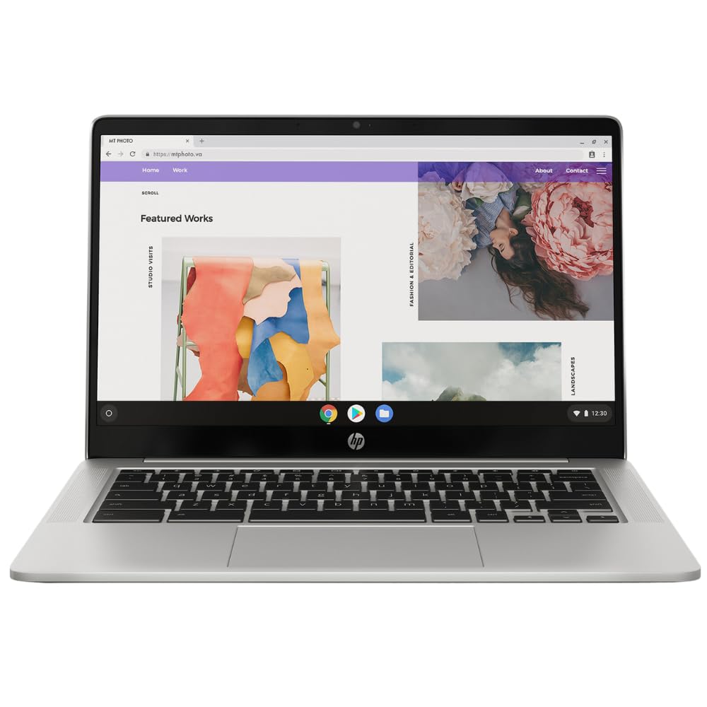 HP 14” Chromebook, Intel Pentium Silver N6000, 14-inch FHD Display