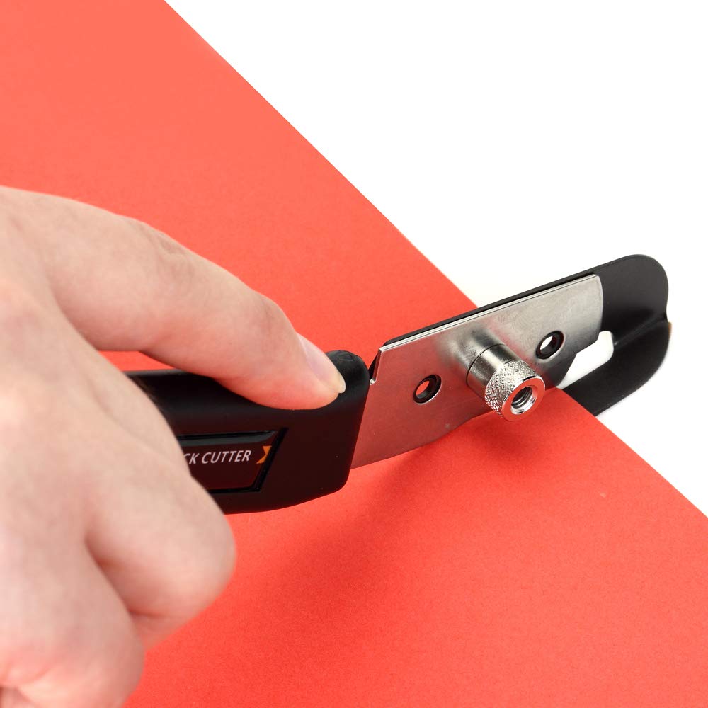 METERIO Automotive Vinyl Wrap Cutter PTFE Coating Stainless Steel Craft Knife Cut Car Surface