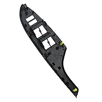 Vista 4 de Bisel del interruptor de la ventana, moldura delantera, lado izquierdo del conductor (negro) Compatible con Toyota Corolla 2009 2010 2011 2012 2013