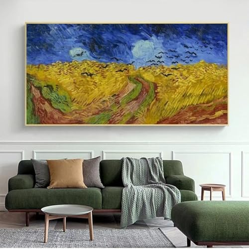 Peintures célèbres de Van Gogh toile 55x110cm pour illuminer votre salon