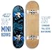 24 inch Rude Boyz Mini Cruiser Skateboard - Aluminium Trucks - Kids Skateboard Ages 5-8 Beginner - Skateboards for Kids