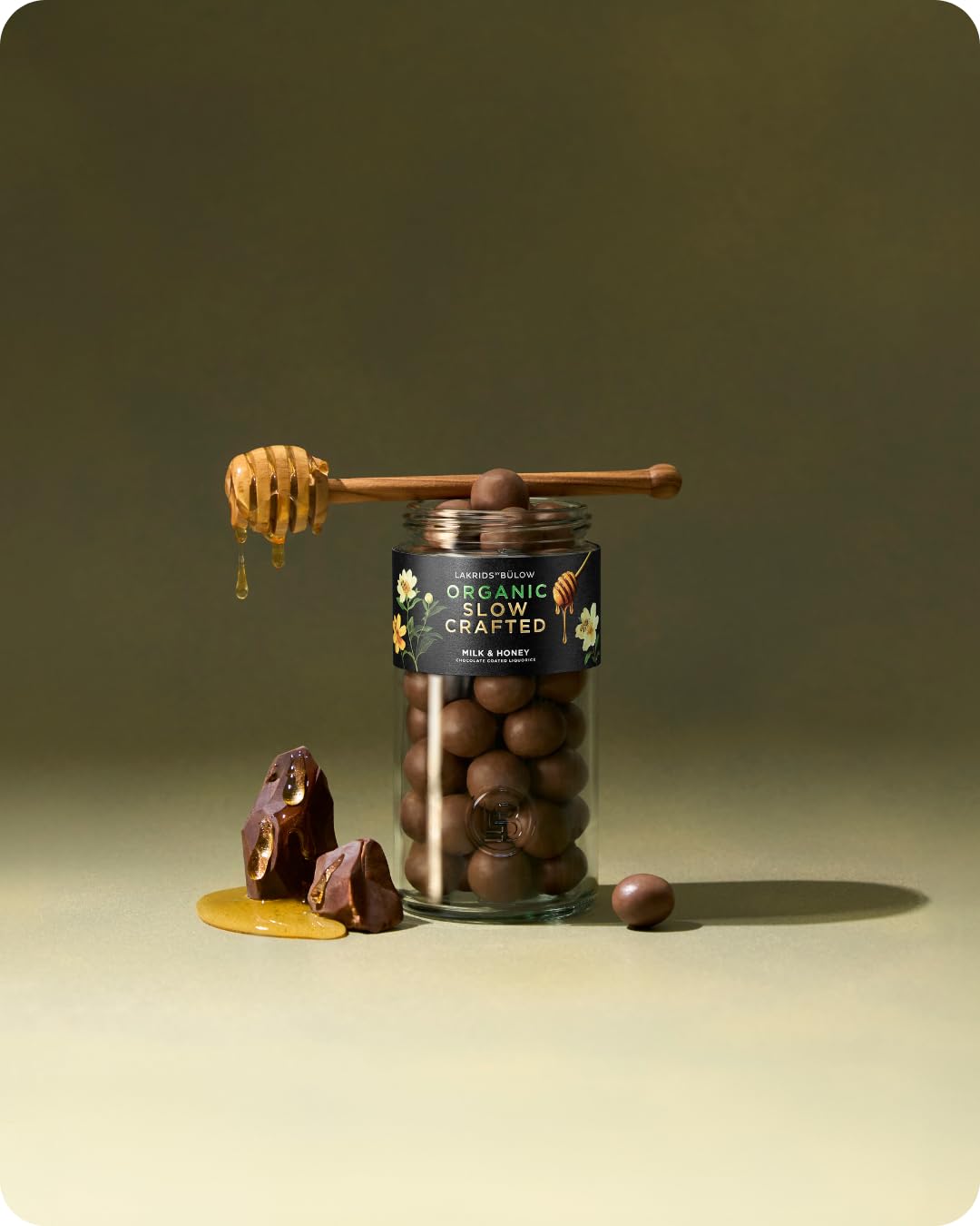 LAKRIDS BY BÜLOW - Milk & Honey - 265g - Slow Crafted Bio-Lakritze umhüllt von Schokolade