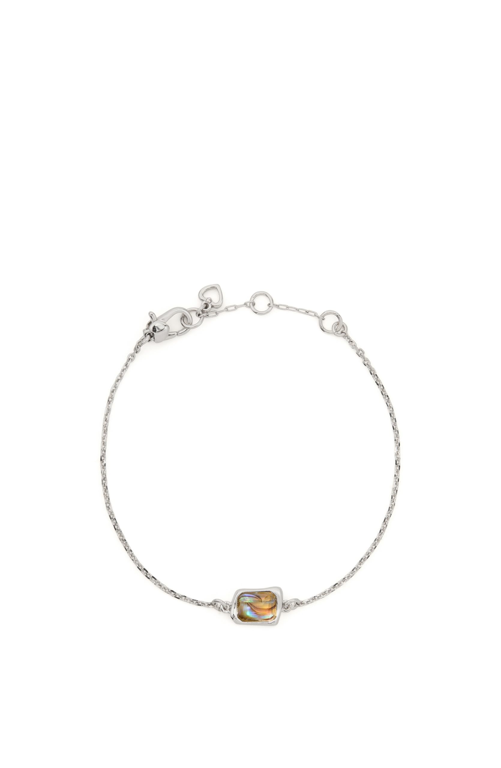 Kate Spade New York Molten Glass Sltr Bclt (Abalone/Silver)
