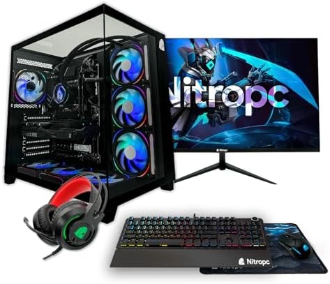 NitroPC - Pack Extremo | PC Gaming Completo (AMD Ryzen 7 5800X 3....