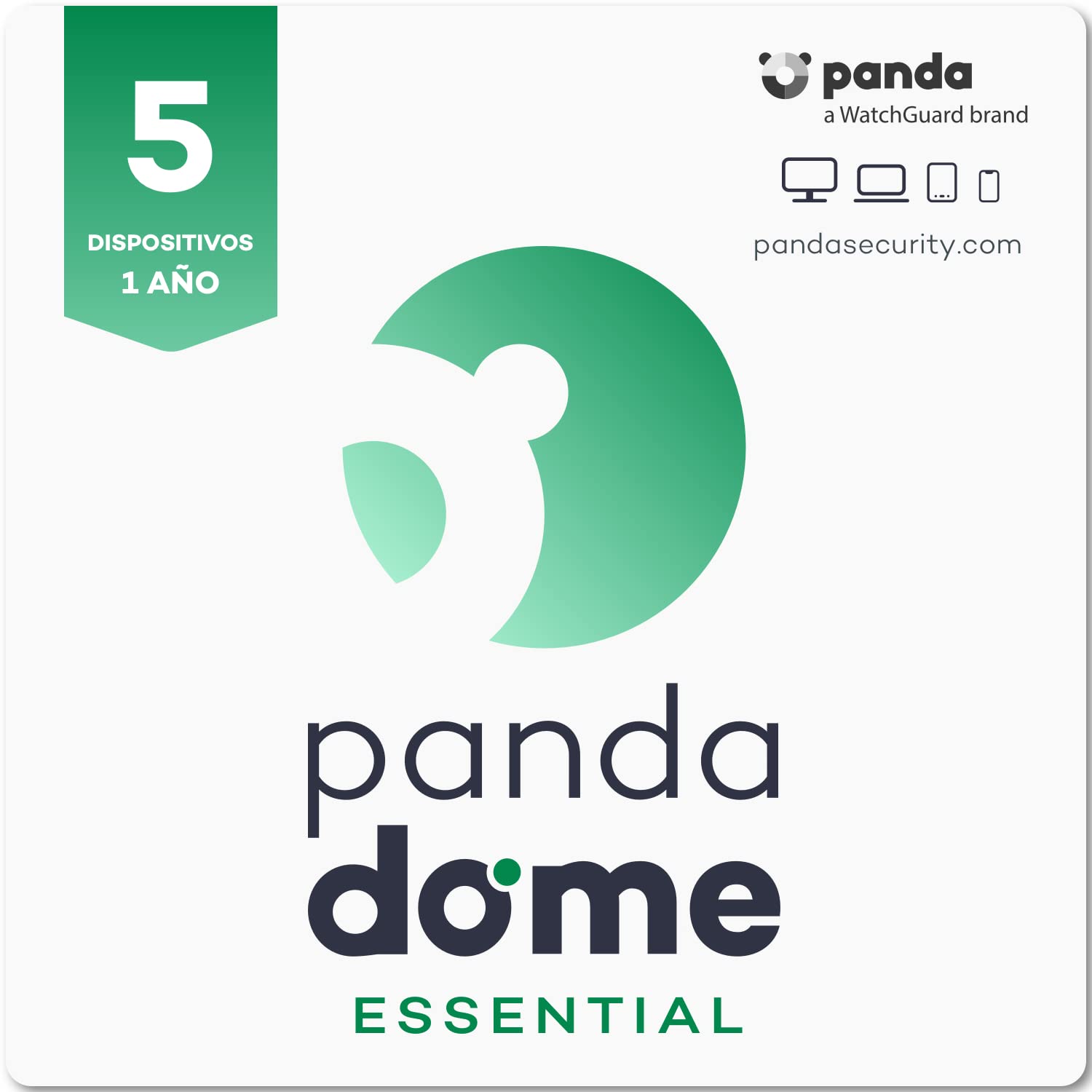 Panda Dome Essential 2026 - Cloud antivirus et VPN, mode de jeu (5 appareils)