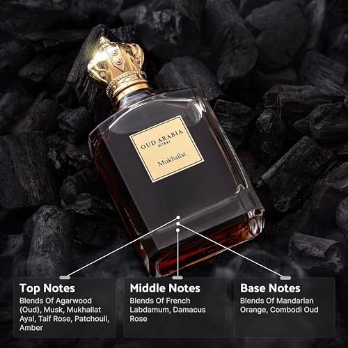 Image of OUD ARABIA Dubai Mukhallat Liquid Eau De Parfum (Woody) (Unisex) 100ml