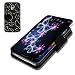 Produktbild sw-mobile-shop Book Style Strass Glitzer Flip Handy Tasche Case Schutz Hülle Schale Motiv Foto Etui für Samsung Galaxy S4 Mini i9190 / i9195 - Strass XF1 Design6