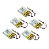 YUNIQUE Deutschland 5 Stuck S107-19 S107G 3CH RC Hubschrauber Ersatzteile Li-Poly Akku 3.7V 150MAH