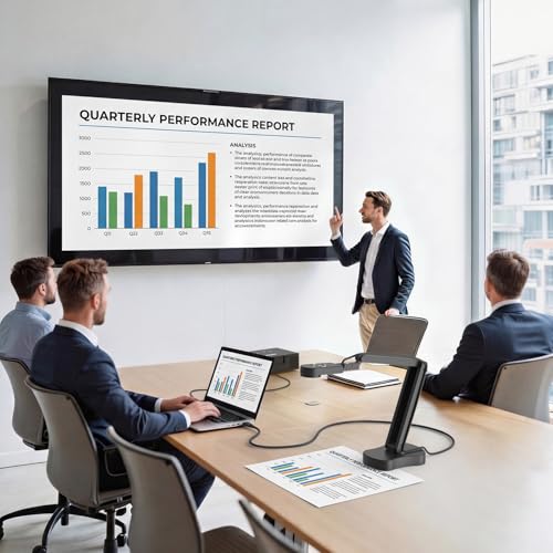 Gawervan 4K Document Camera for Teachers, 8MP Doc Camera & Webcam & Visualizer with AF, Mic & LED Light, Fold, A3, Image Flip for Classroom & Distance Learning for Zoom, OBS, Mac, Windows, Chromebook by Gawervan - Image 7
