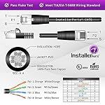 CAT6 UTP Booted Cable [Yellow] - 50 FT - 5 Pack - Professional Series - 10Gbps, Cat6 Patch Cable, Network, Internet - Image 3
