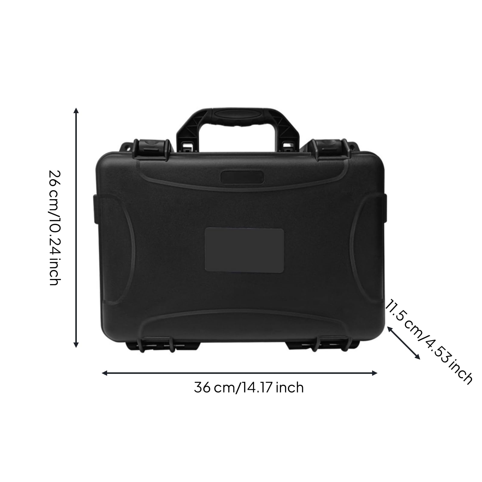 Custodia Rigida Protettiva Antipolvere Custodia da Trasporto Rigida Sicura Valigetta Impermeabile in Plastica per Fotocamere, style to 1