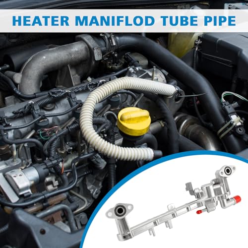 TAUTOY LR077042 Aluminum Rear Coolant Water Heater Pipe (5.0L ONLY) For LAND ROVER LR4 2010-2013,RANGE ROVER 2010-2020,RANGE ROVER SPORT 2010-2017, Replace # LR122709 LR087559 LR018273 AJ814007