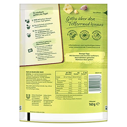 Knorr Nudel-Fertiggericht Formagiana, 163 g – Bild 4