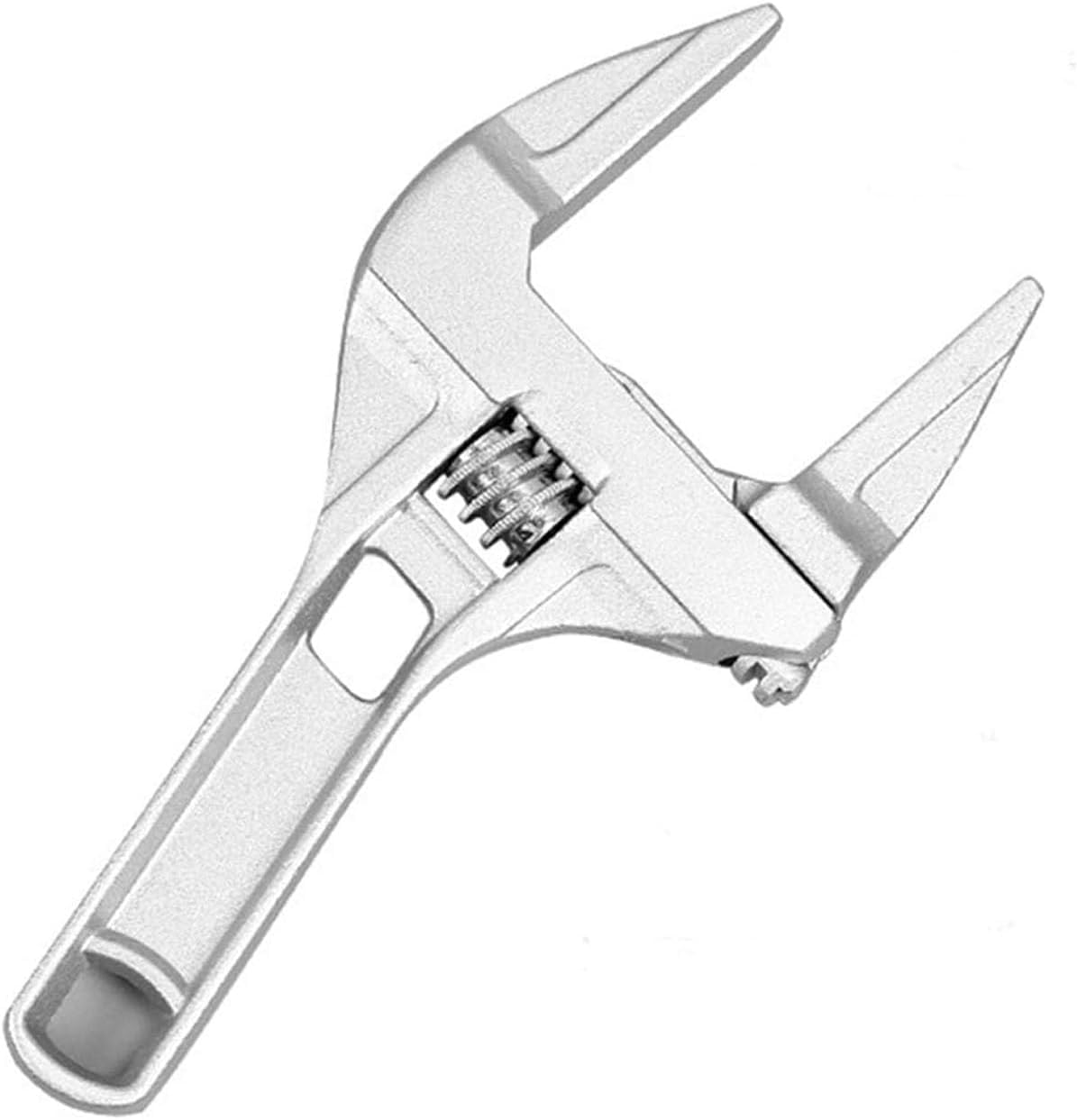 Wide Jaw Adjustable Spanners Wrenches 6-68mm Ultra-Thin Shifting Plumber Bathroom Spanner Shank for Machine Furniture Repairment for Bathroom Washbasin