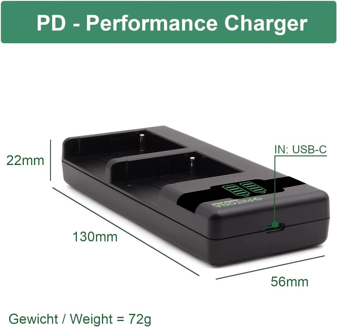 Baxxtar Pro NP-F750 Batteries 2X (7000 mAh - 50.4 Wh) avec Chargeur USB PD Performance 161951 (1500 mA) Compatible avec Sony NP-F970 NP-F750 NP-F960 NP-F570 NP-F550 etc