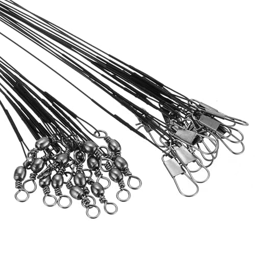 PATIKIL Fishing Wire Leaders con recubrimiento de nylon miniatura 1