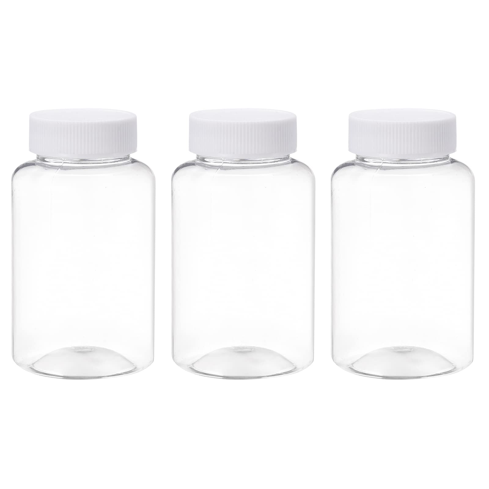 SOLUSTRE 6er-Set Kunststoff-Laborflaschen Mit Deckel – 1000 Ml, Schwarz, Dicht Verschließbar, Ideal Für Proben, Chemikalien & Flüssigkeiten